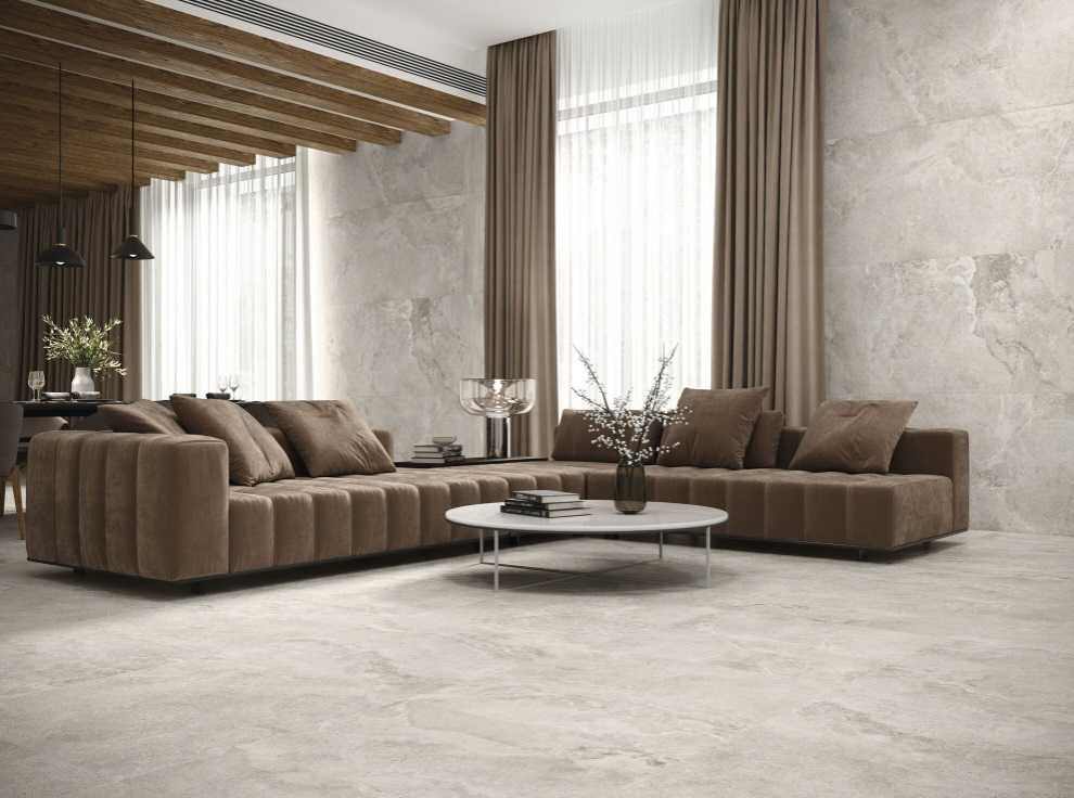 Großformatfliese Baldocer Dome Bone 120x260cm 6 mm