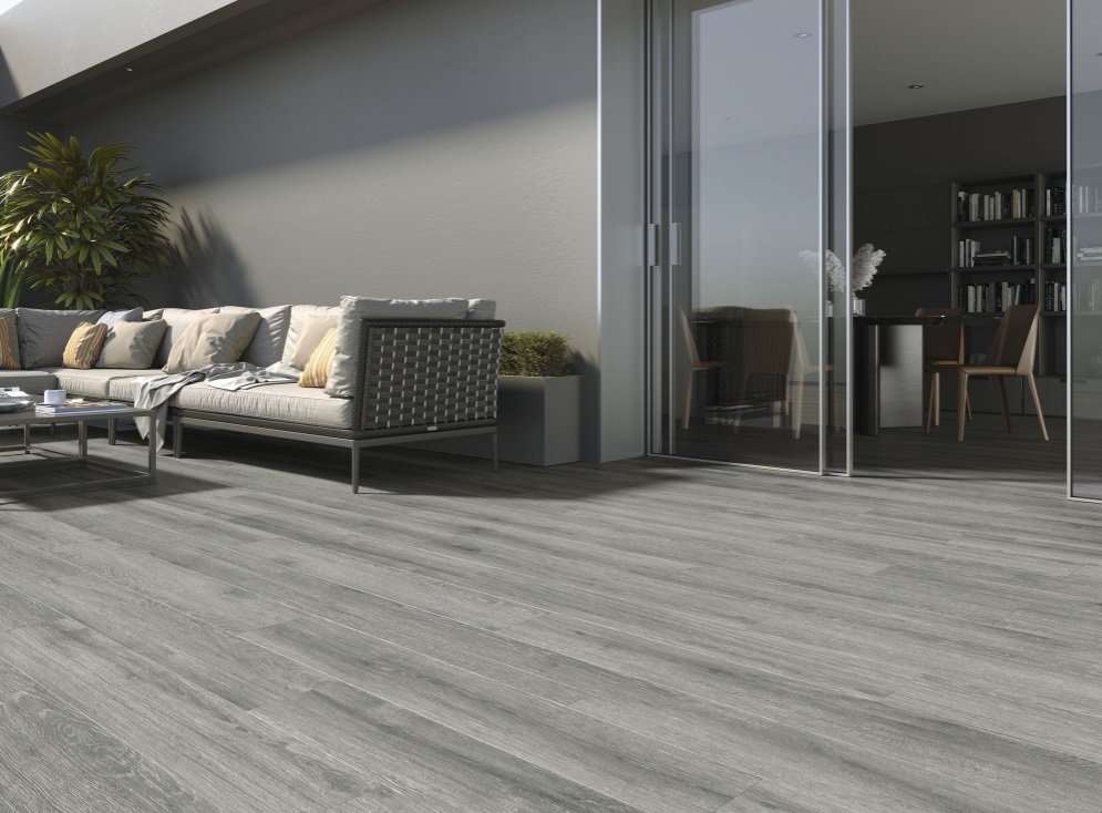 Großformatfliese Baldocer Ducale Grey 120x260cm 6 mm