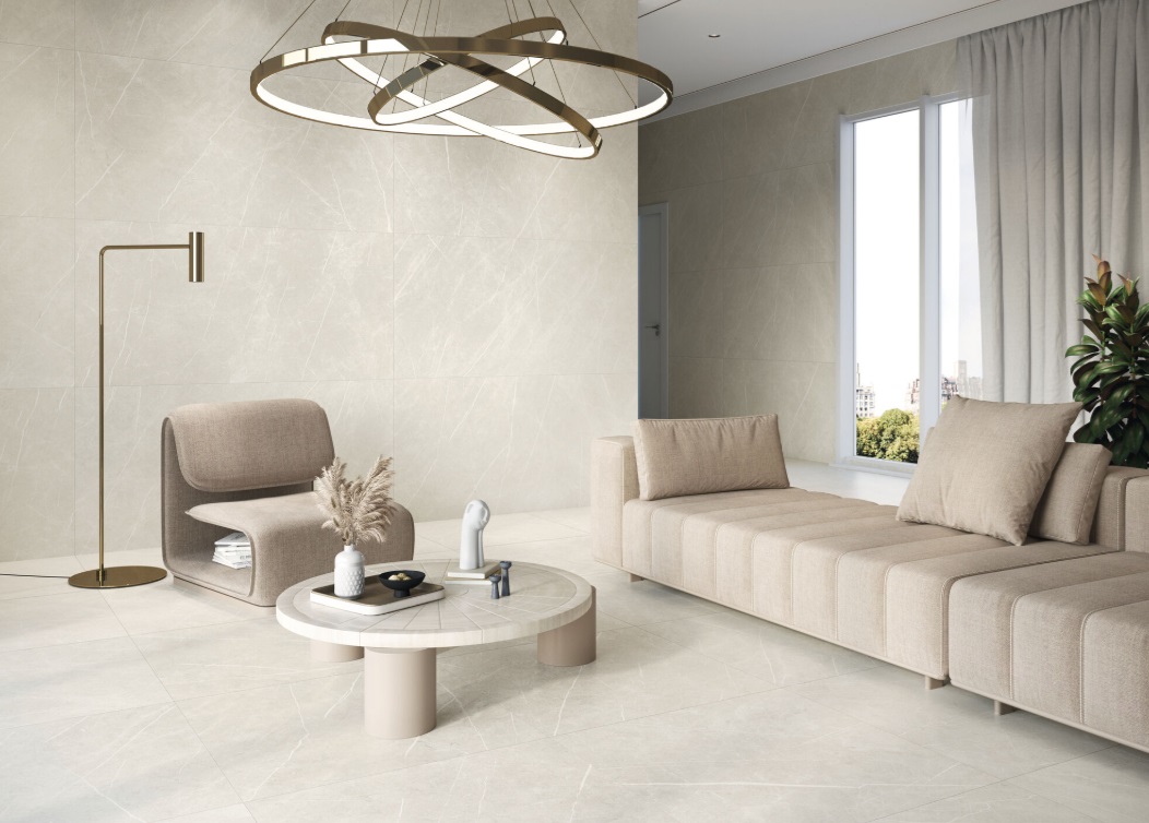 Großformatfliese Baldocer Eternal Cream 120x260cm 6 mm oder 7 mm