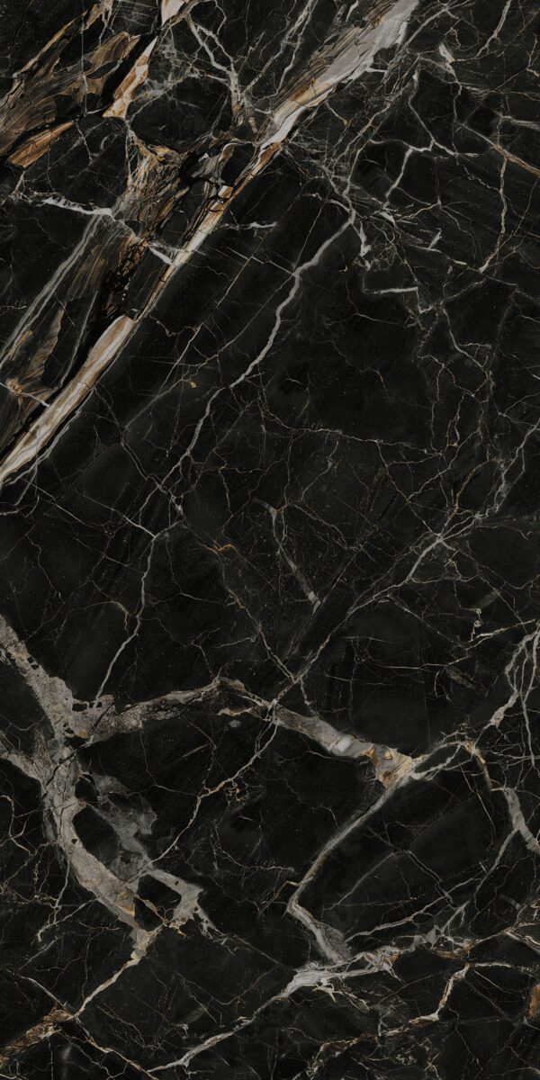 Großformatfliese Franko Golden Black 160x320cm 6 mm