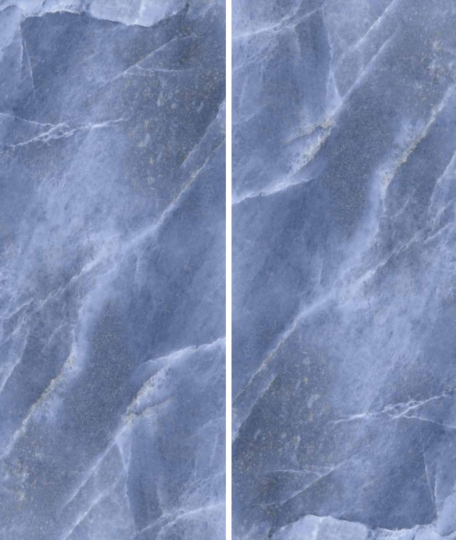 Großformatfliese Rondine Himalaya Light Blue 120x280cm 6 mm