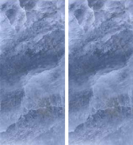 Großformatfliese Rondine Himalaya Light Blue 120x280cm 6 mm