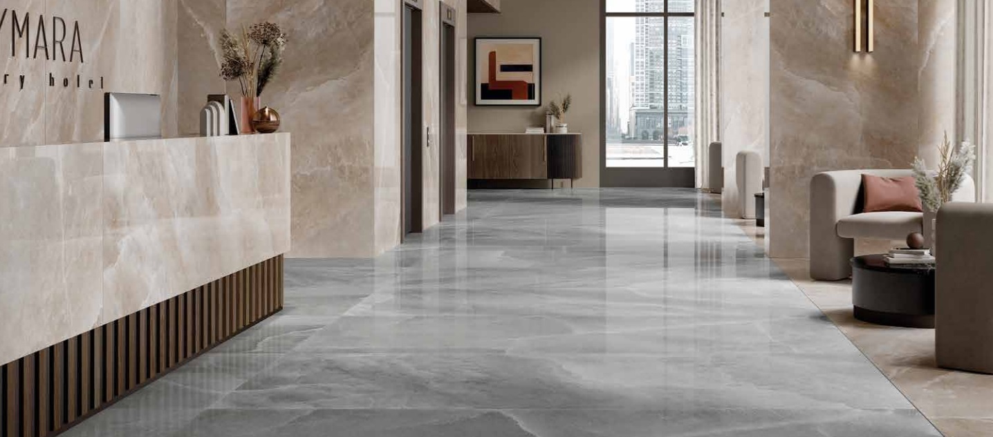 Großformatfliese Rondine Himalaya White 120x280cm 6 mm