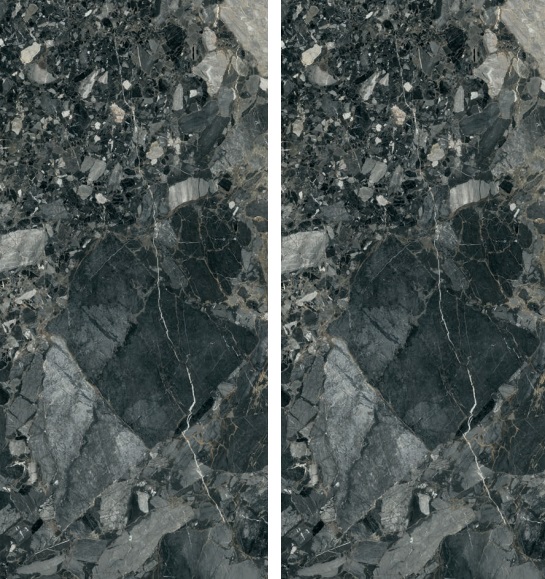 Großformatfliese AB Indi Black 120x260cm 7 mm