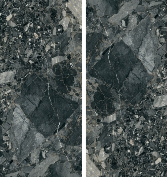 Großformatfliese AB Indi Black 120x260cm 7 mm