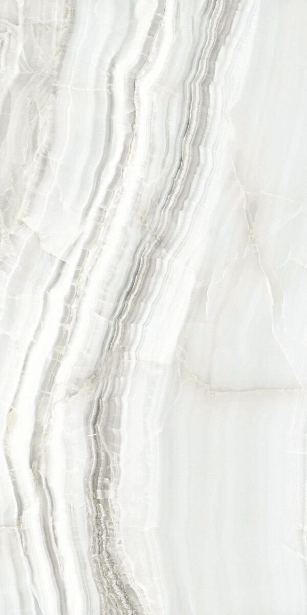 Großformatfliese Franko Jewel White 320x160cm 6 mm