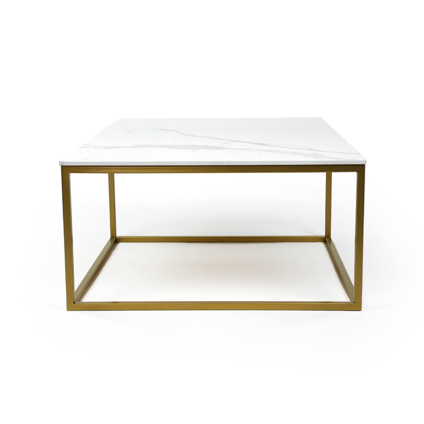 Tisch Franko Lindi aus Franko Keramik Bianco Statuario Venato 80×80