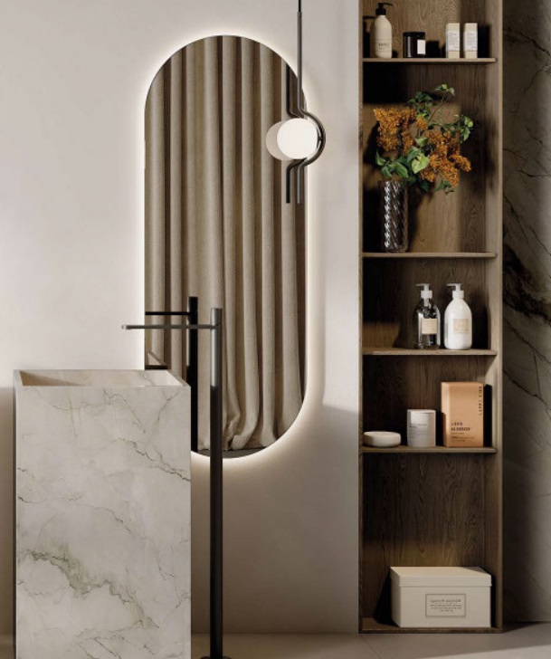 Großformatfliese Ava Le Malte Ivory 120x280cm 6 mm