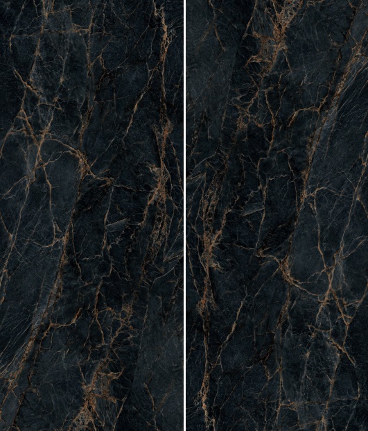 Großformatfliese AB Majestic Black 120x280cm 7 mm