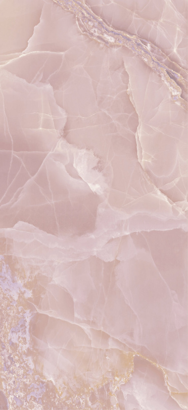 Großformatfliese Baldocer Onyx Rose 120x260cm 7 mm