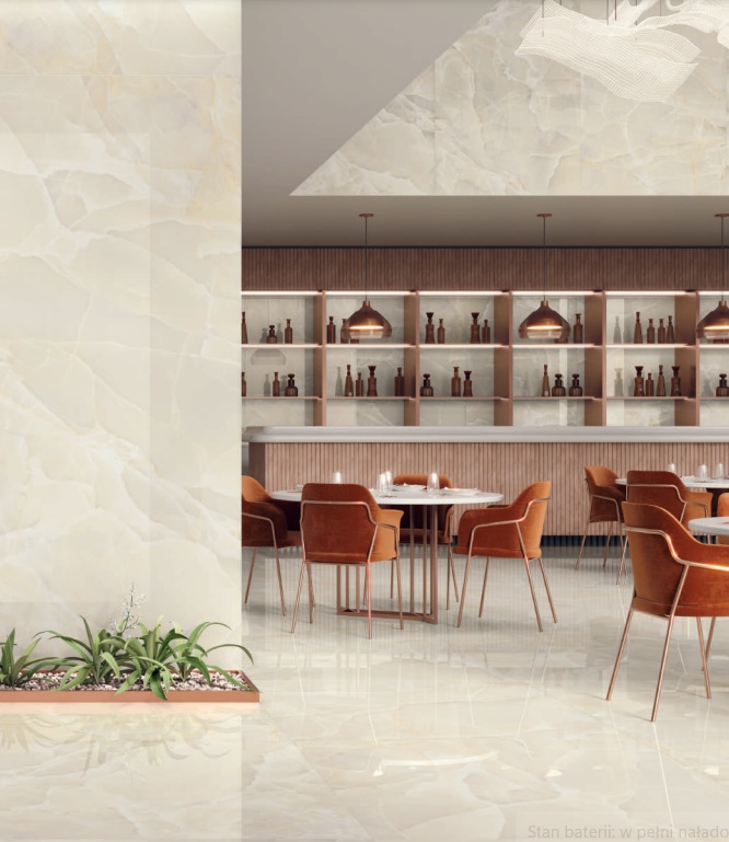Großformatfliese Baldocer Onyx Sable 120x260cm 7 mm