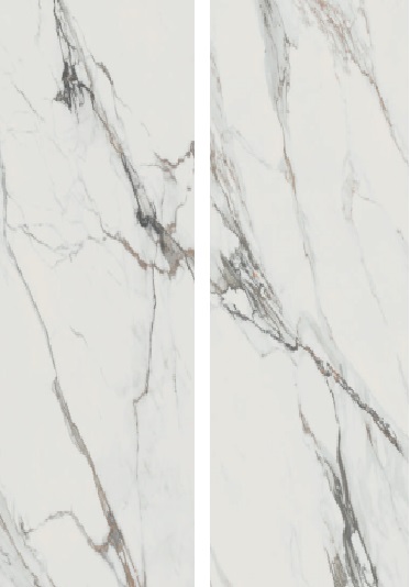 Großformatfliese Alaplana Paonazzo White 120x280cm 6 mm