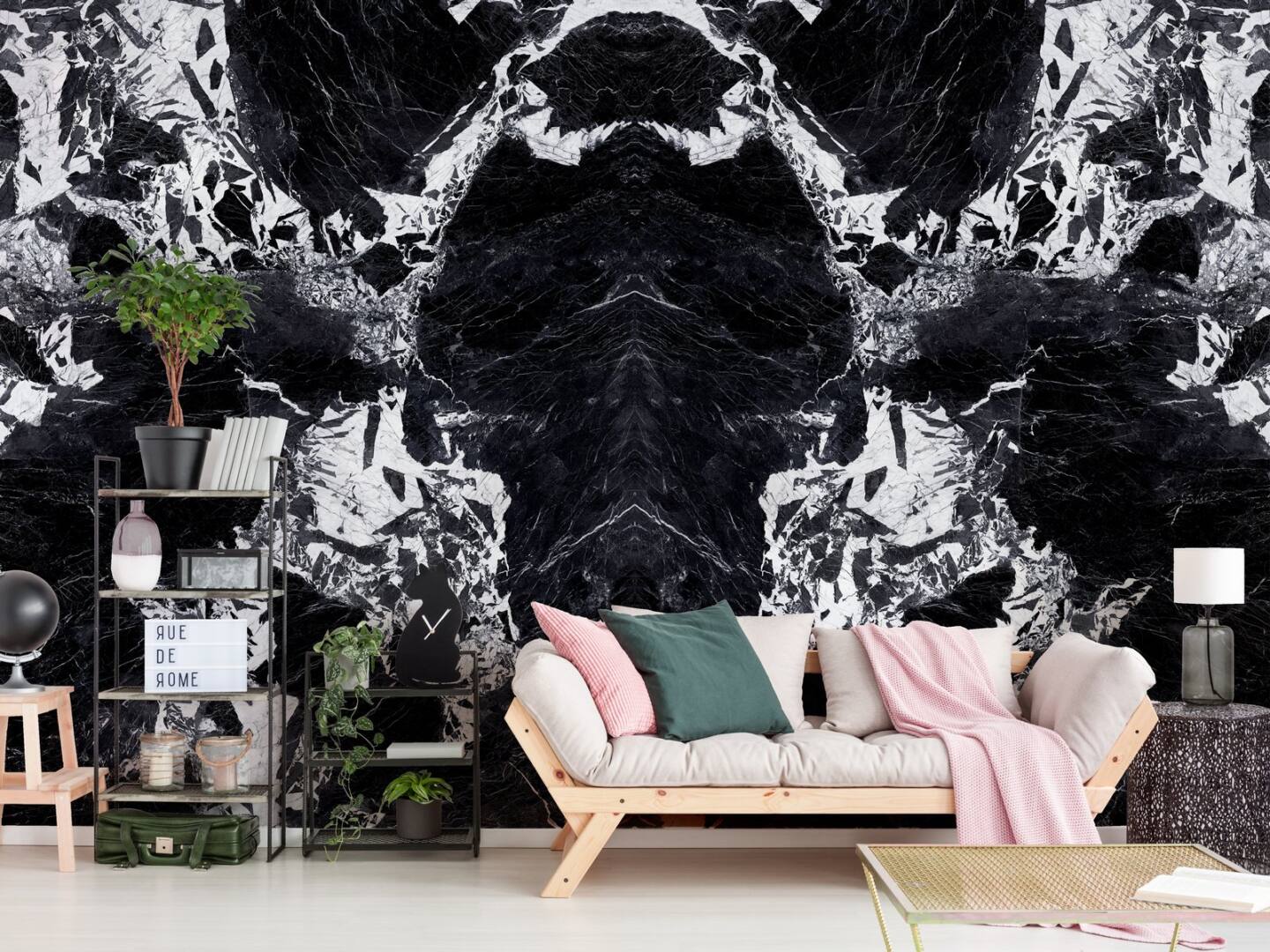 Großkeramikplatten 320 x 160 cm Franko Nero Antique für Arbeitsplatte und Verkleidung