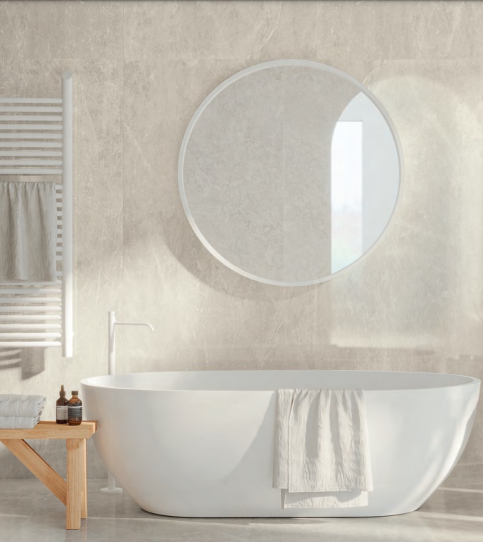 Großformatfliese AB Pietra Antica Crema 120x260 cm 6 mm oder 7 mm