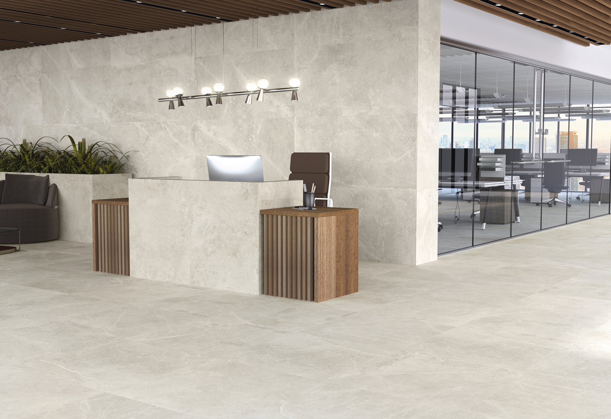 Großformatfliese AB Pietra Antica Crema 120x260 cm 6 mm oder 7 mm