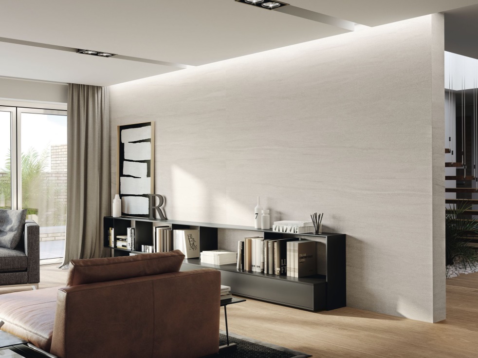 Großformatfliese Baldocer Prospect Ivory 120x240cm 6 mm