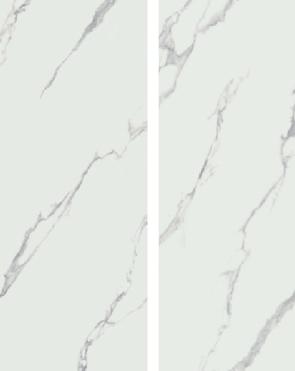 Großformatfliese Alaplana Pune White 120x280cm 6 mm