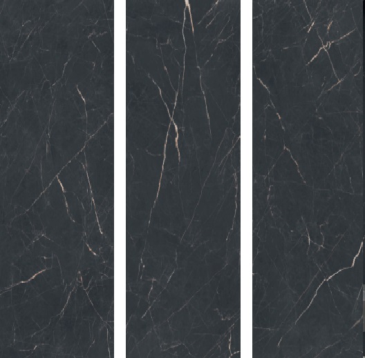 Großformatfliese Alaplana Saint Laurent Black 120x280cm 6 mm
