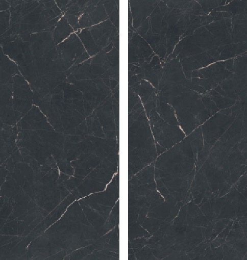 Großformatfliese Alaplana Saint Laurent Black 120x280cm 6 mm