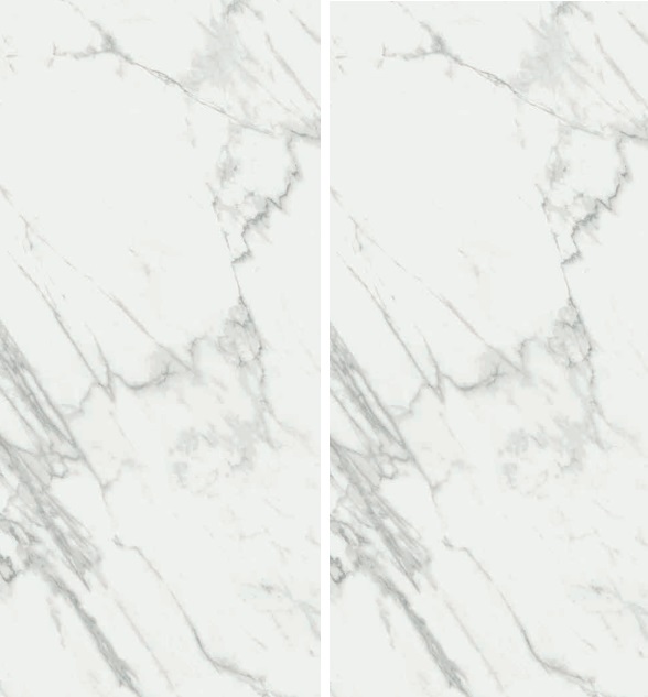 Großformatfliese Mirage Jewels JW14 Statuario Venato 120x278cm oder 160x320 cm 6 mm