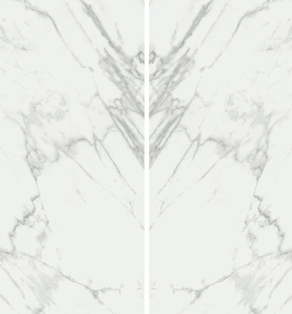 Großformatfliese Mirage Jewels JW14 Statuario Venato 120x278cm oder 160x320 cm 6 mm