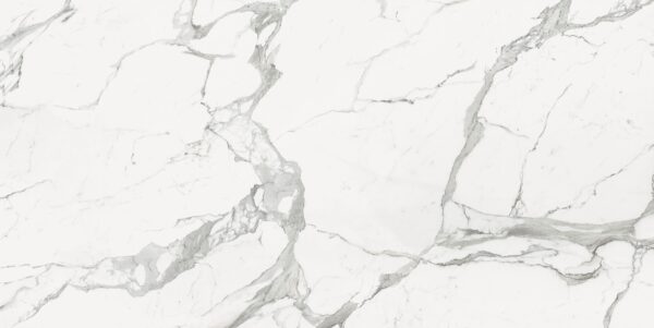 Großformatfliese Impronta Statuario Lux 160x320cm oder 120x280cm 6 mm