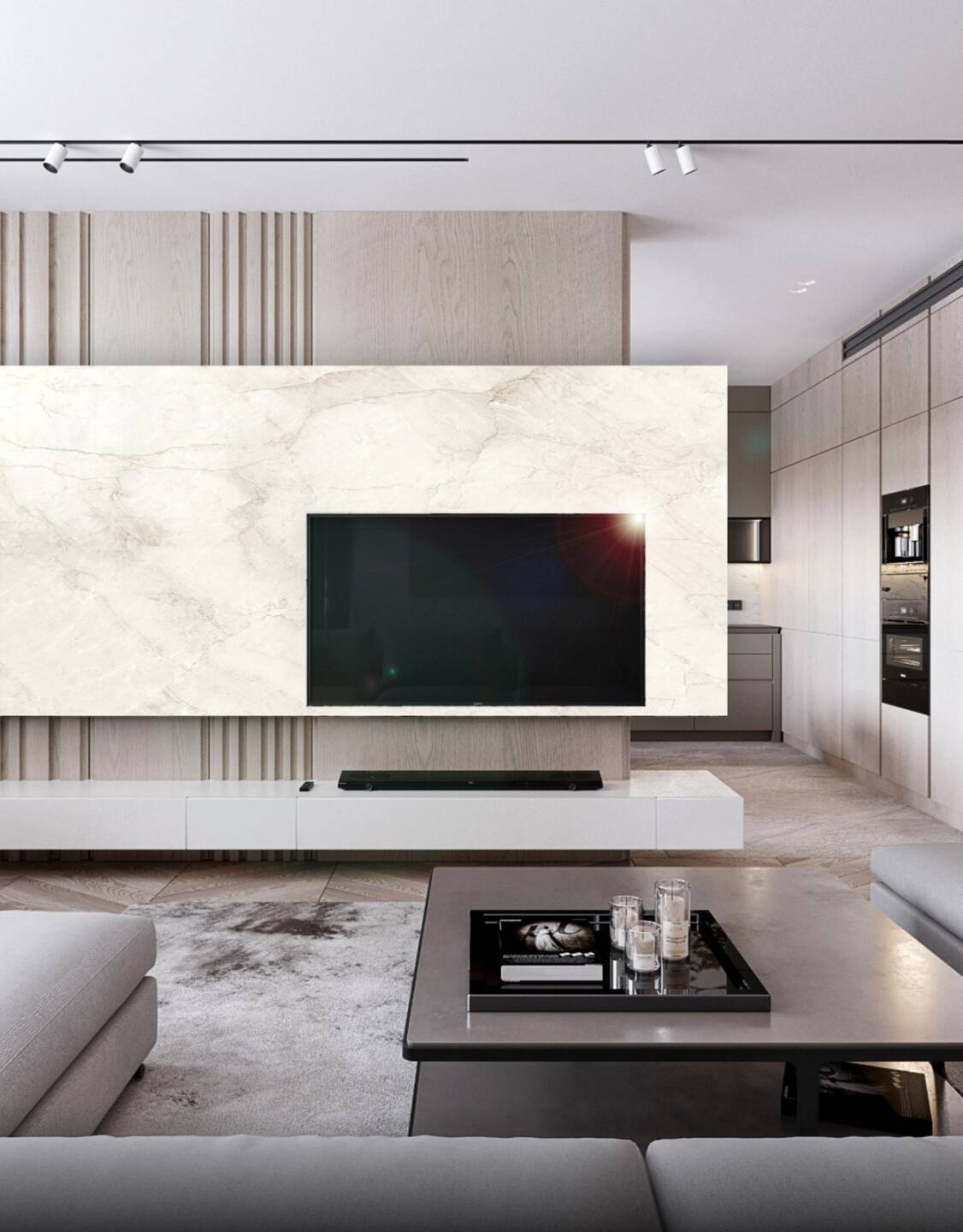 Großkeramikplatten 320 x 160 cm Franko Fiji für Arbeitsplatte und Verkleidung