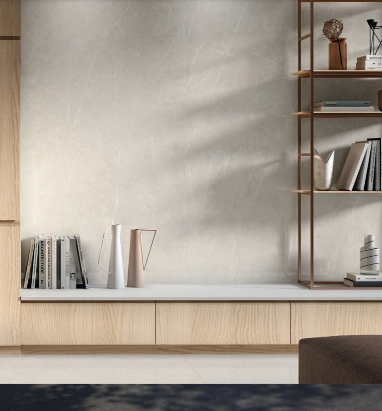 Großformatfliese AB Tessino Ivory 120x260cm 6 mm oder 7 mm