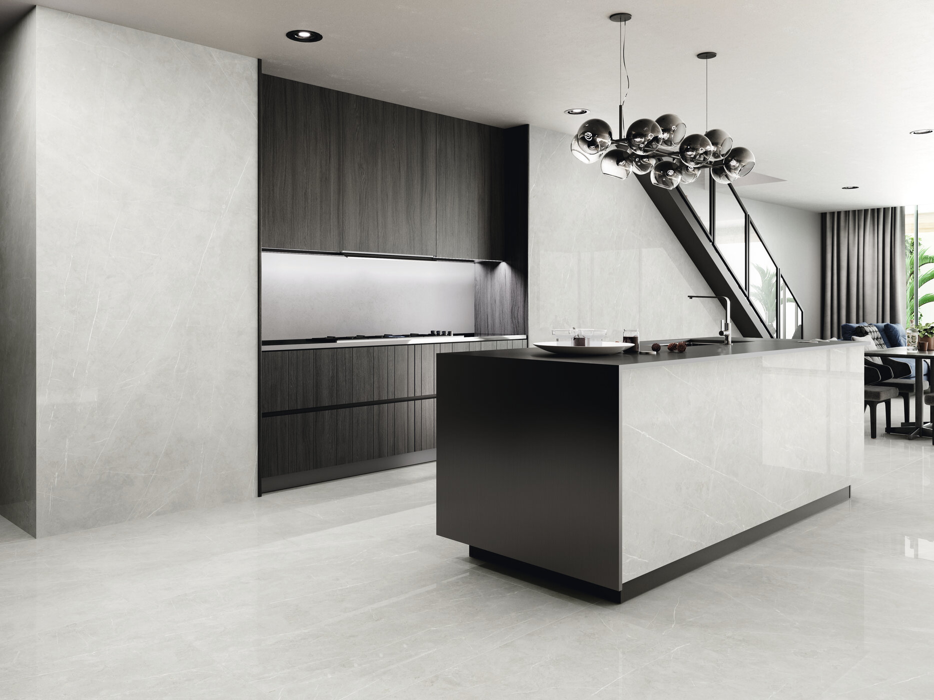 Großformatfliese AB Tessino Smoke 120x260cm 6 mm oder 7 mm