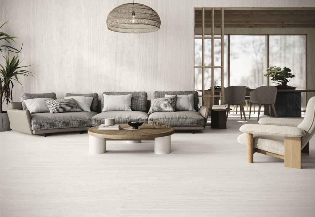 Großkeramikplatteng Baldocer Venice Bianco 120×260 cm 6 mm oder 7 mm