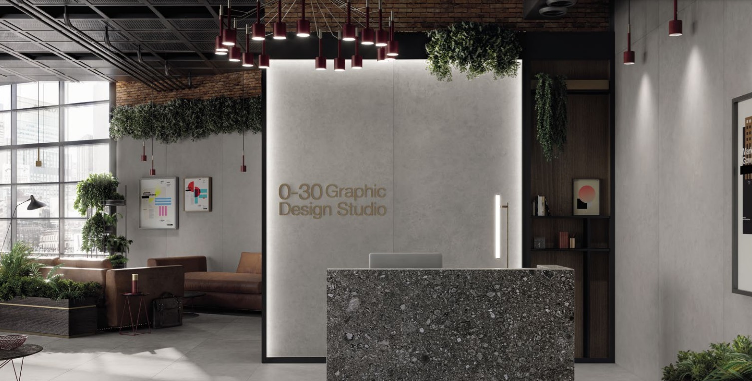 Großformatfliese Mirage Viceversa VV04 Calcestruzzo 120×278 cm 6 mm