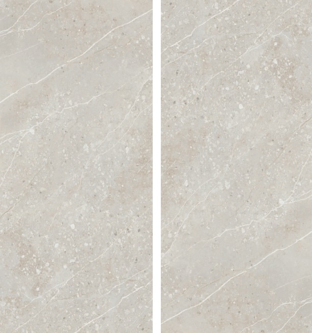 Großformatfliese Baldocer Volcano Bianco 120x260cm 6 mm