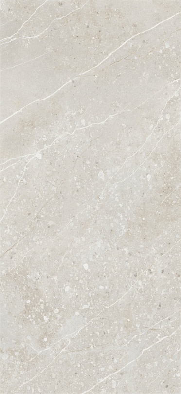 Großformatfliese Baldocer Volcano Bianco 120x260cm 6 mm