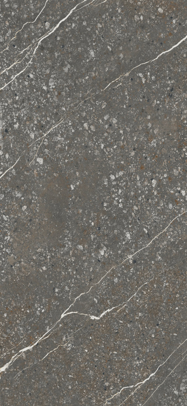 Großformatfliese Baldocer Volcano Nero 120x260cm 6 mm