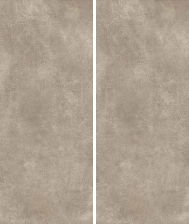 Großformatfliese Rondine Volcano Taupe 120x280cm 6 mm