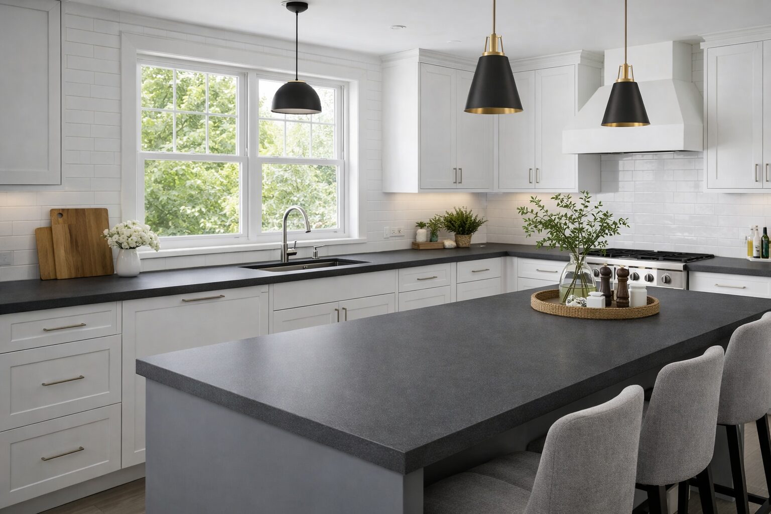 Konglomerate F-Quartz Basalto für die Arbeitsplatte