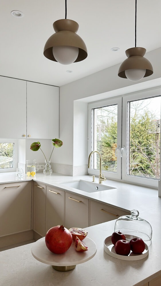 Technistone Noble Quartzite küchenarbeitsplatte aus Konglomerat nach Maß, Grau – Poliert