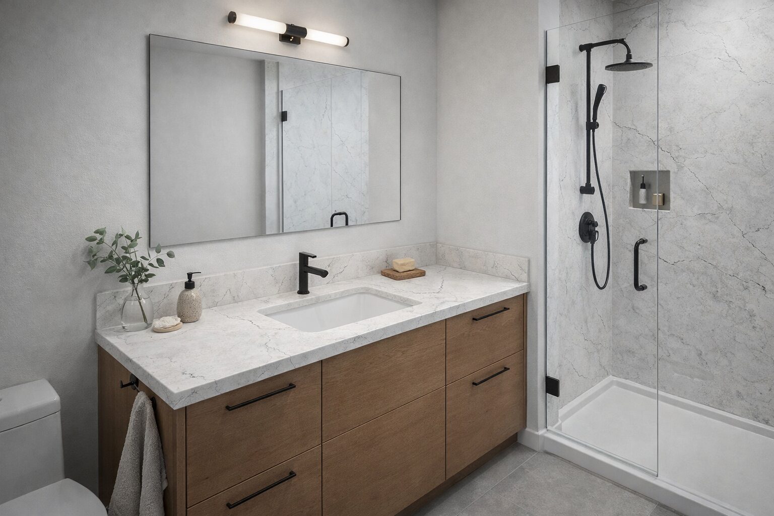 Konglomerate F-Quartz Concrete Motion für die Arbeitsplatte