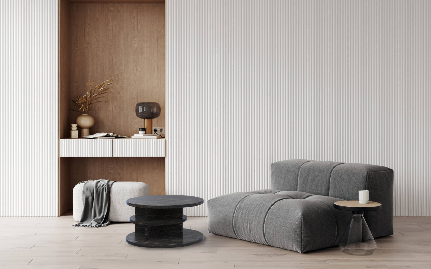Tisch Franko Argo aus Franko Keramik Noir Desir 100×60