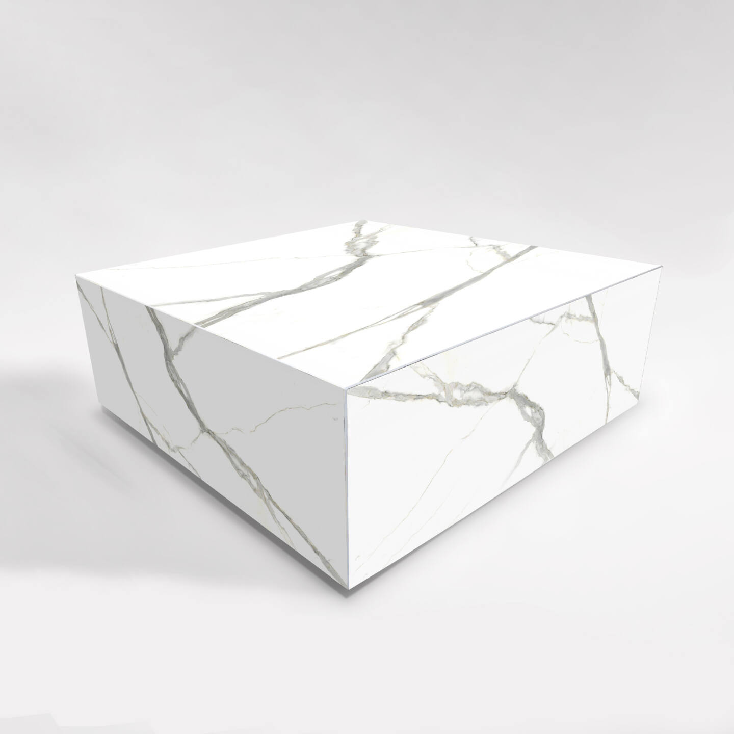 Tisch Franko Neyo aus Franko Keramik Calacatta Michelangelo 91×91