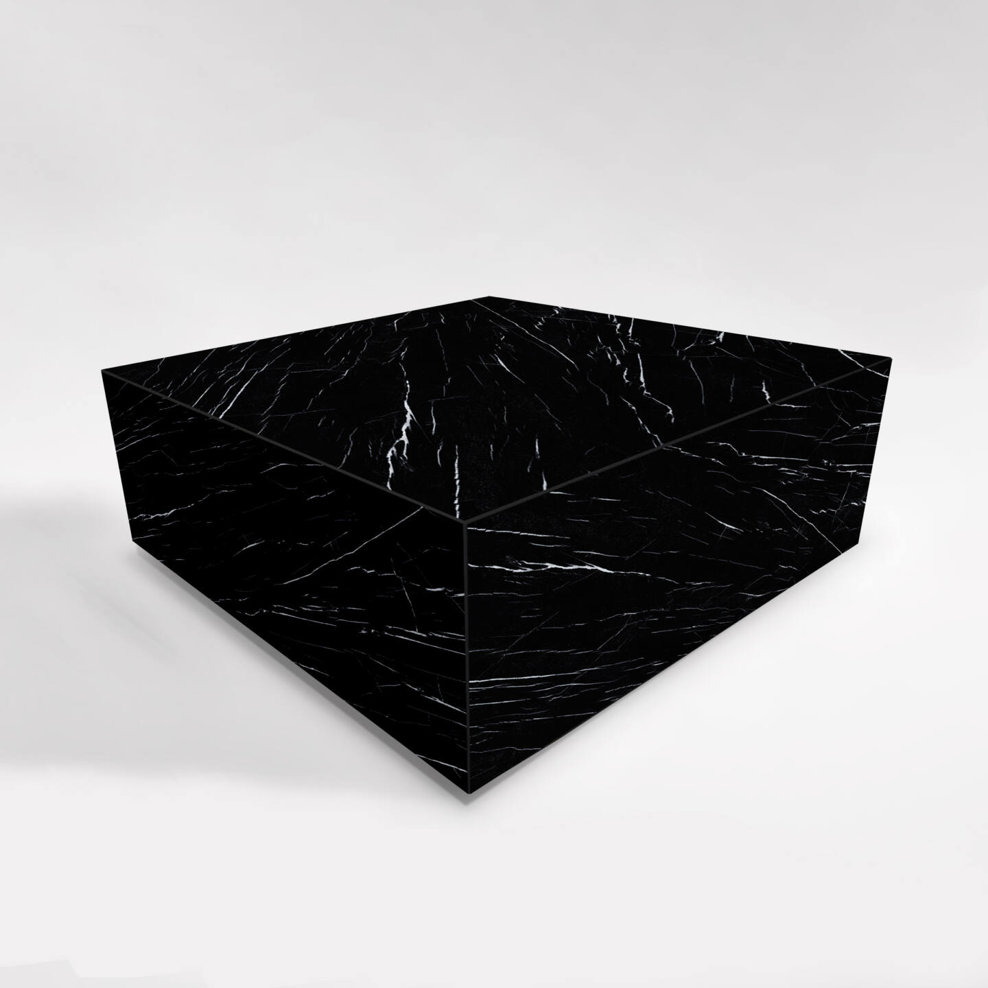 Tisch Franko Neyo aus Franko Keramik Nero Marquina 90×90