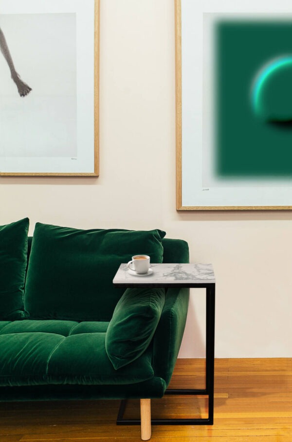 Tisch Franko Will aus Franko Keramik Invisible white 40x30