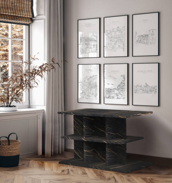 Tisch Franko Andre aus Franko Keramik Noir Desir 100×60
