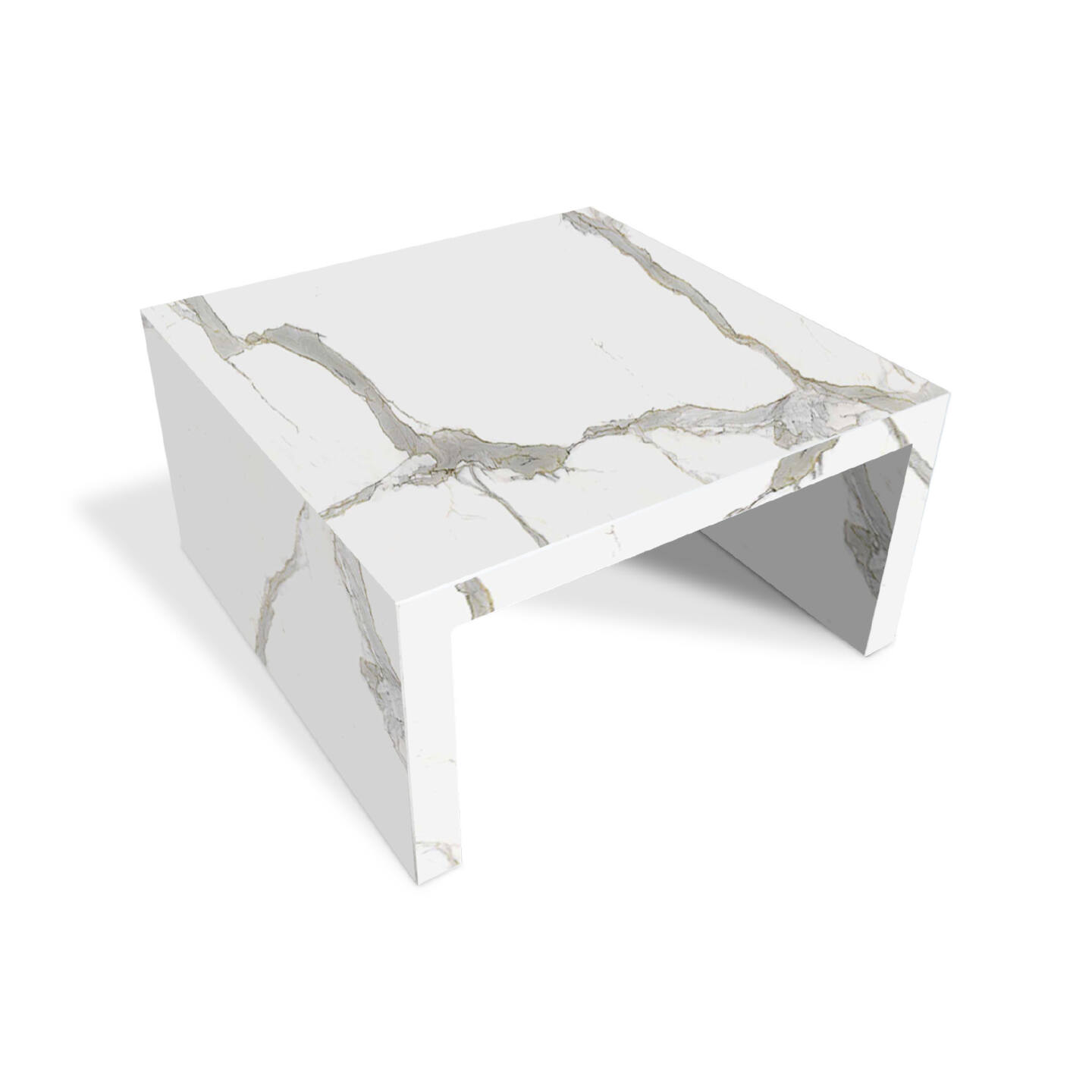 Tisch Franko Pina aus Franko Keramik Calacatta Michelangelo 80×45