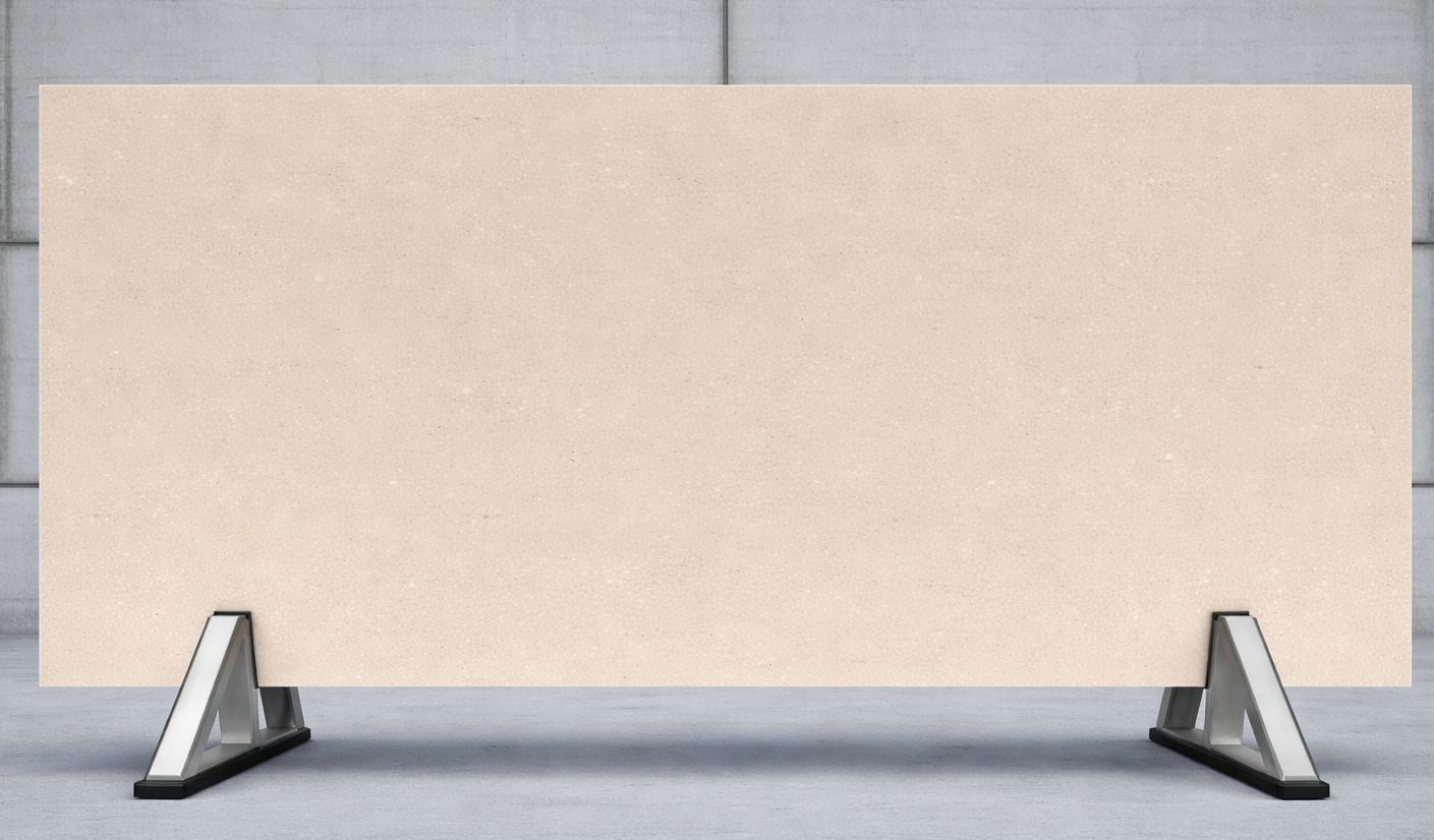 Küchenarbeitsplatte aus Konglomerat nach Maß, Beige – Caesarstone Clamshell - Poliert oder geschliffen