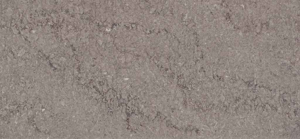 Küchenarbeitsplatte aus Konglomerat nach Maß, Grau – Caesarstone Turbine Grey - Poliert