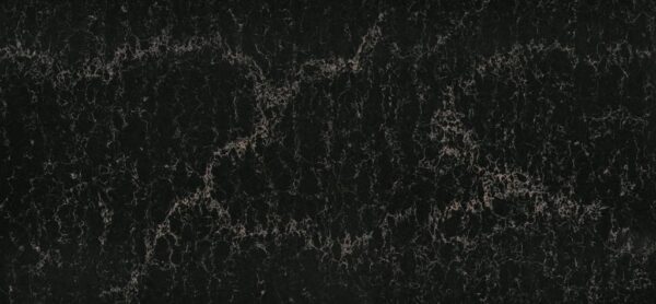 Küchenarbeitsplatte aus Konglomerat nach Maß, Schwarz – Caesarstone Vanilla Noir - Poliert